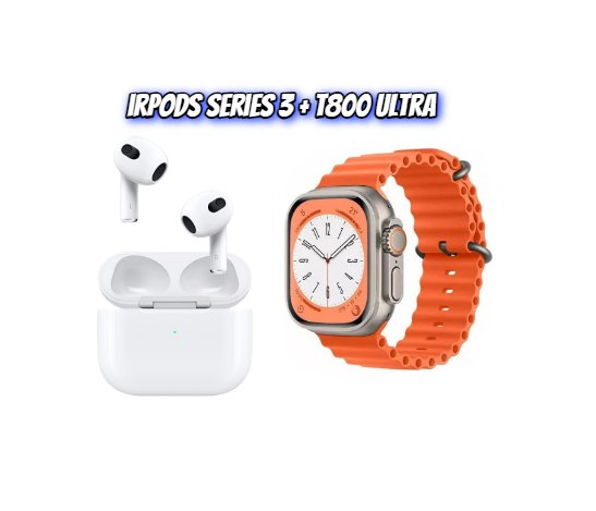 Airpods series3 + Smartwatch T800 Ultra