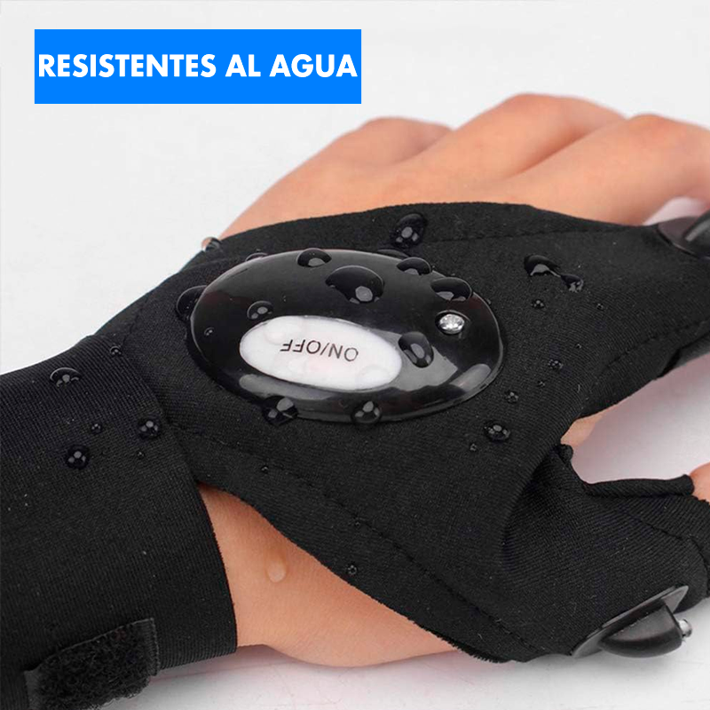 Guantes Con Luz Led Impermeable