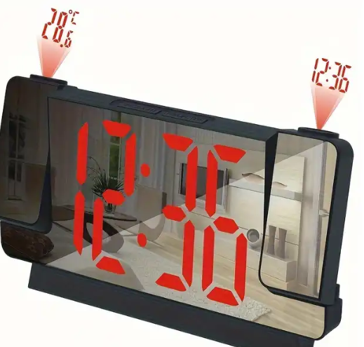 Reloj Despertador Digital De Proyección